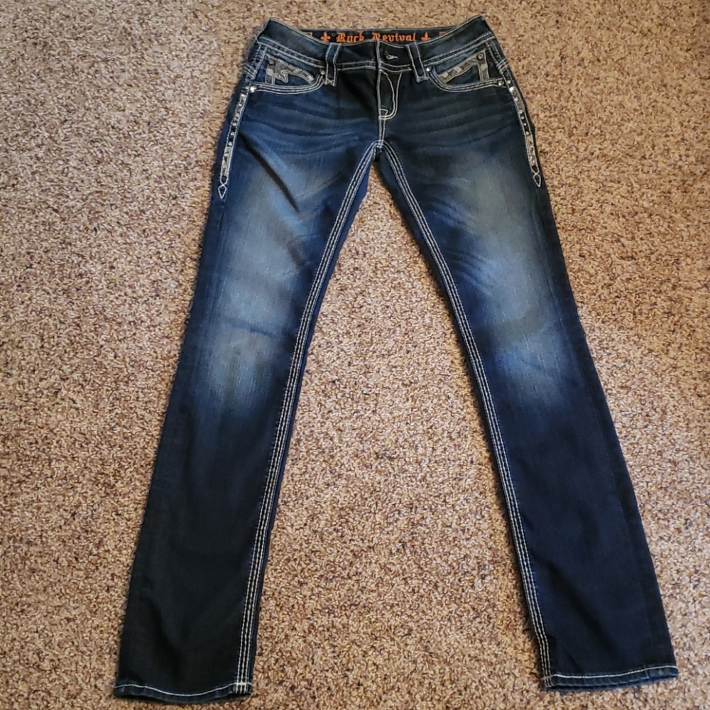 Rock Revival straight leg jeans